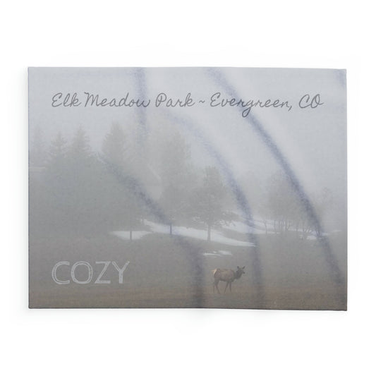 COZY Mountain Meadow Fleece Blanket